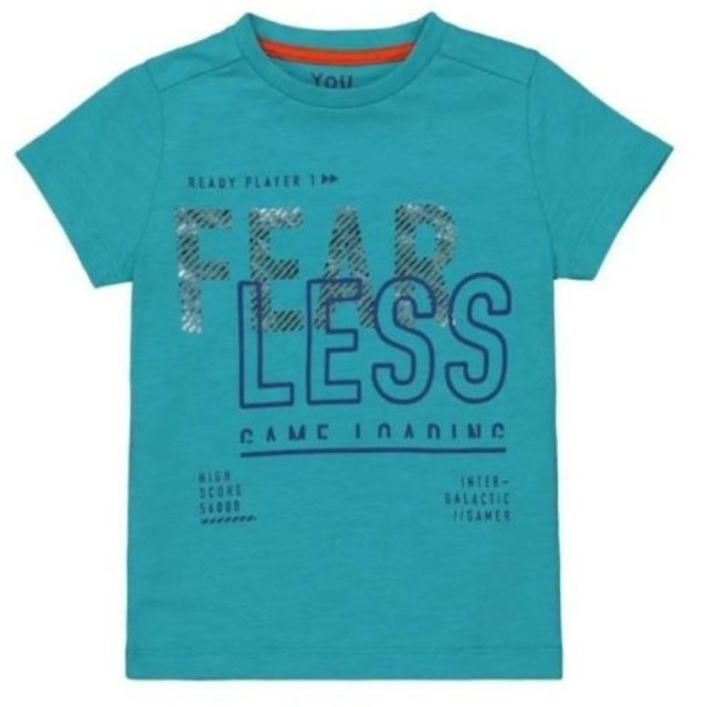 Mothercare Sale Fearless Tosca Blue Tshirt Kaos 3-4y