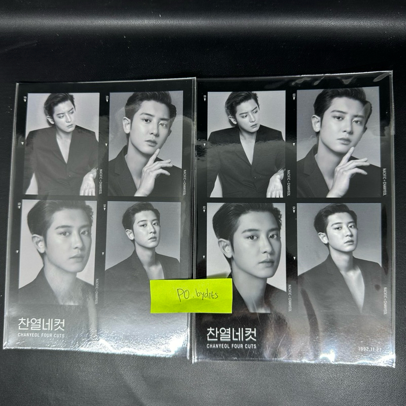 [READY] NACIFIC X CHANYEOL BLACK PHOTO 4 CUT POSTCARD