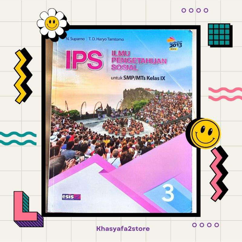 buku IPS kelas 3 SMP erlangga