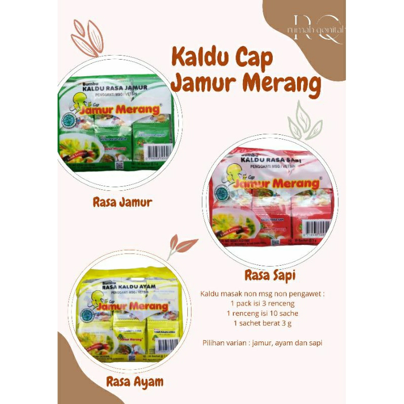 

Kaldu Masak Cap Jamur Merang