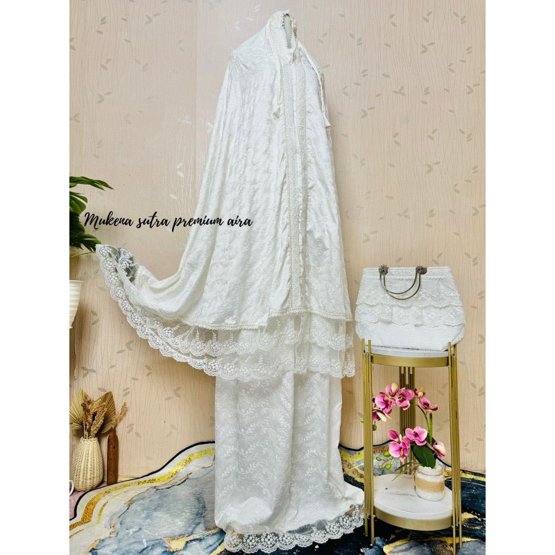 MUKENA SUTRA PARIS ORI ARA PREMIUM