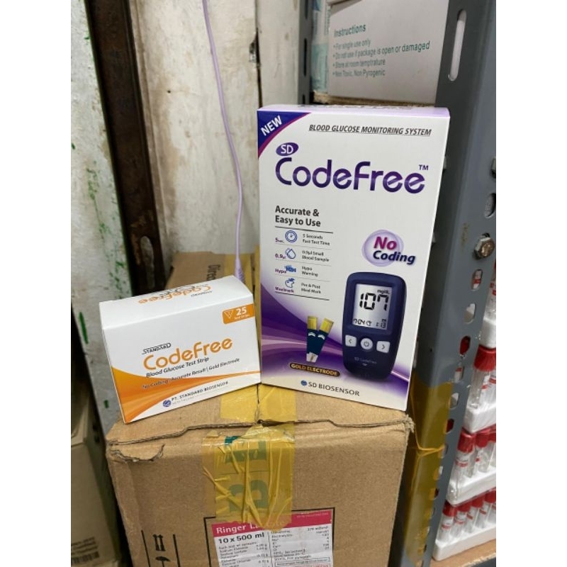 Codefree Alat Cek Gula Darah SD BIOSENSOR Alat Test Gula Darah Murah