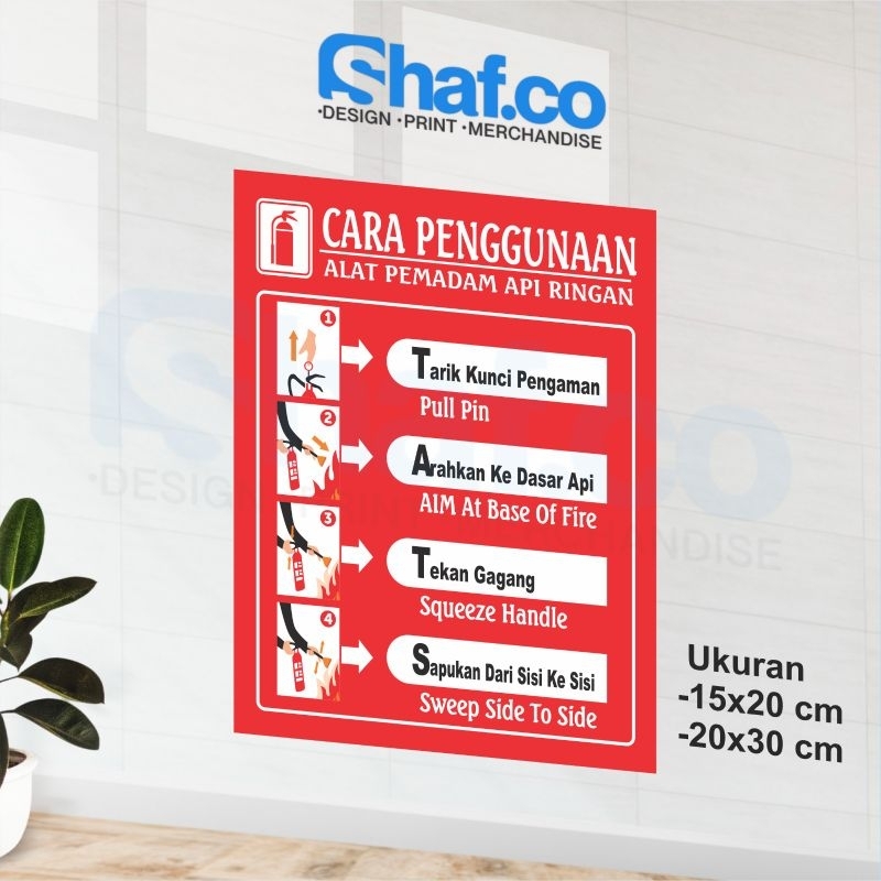 

STICKER CARA PENGGUNAAN APAR KEREN