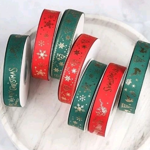 

1 roll pita natal pita merry christmas ribbon 1 roll 45 meter 1 roll 22 meter Pita Kado natal pita box natal pita hamper natal