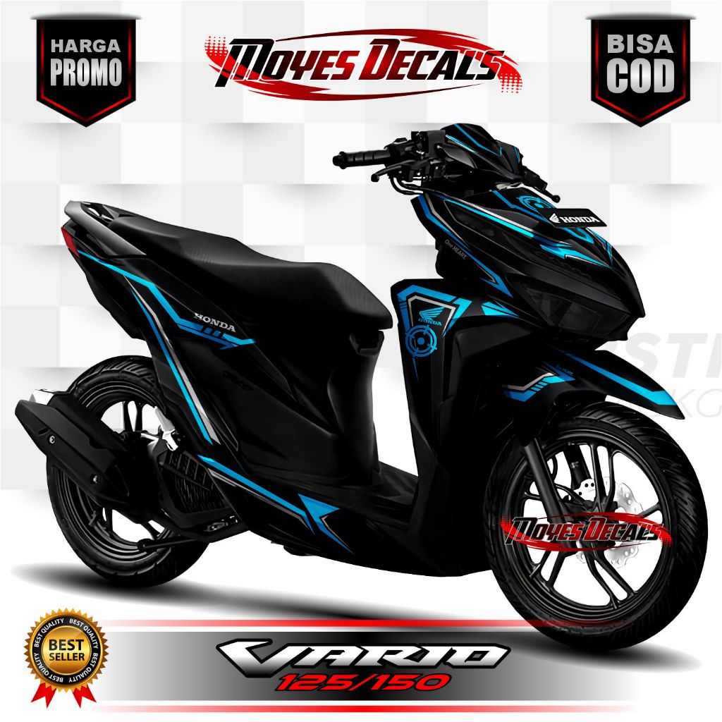 Decal Motor Vario 125/150 Keyles 2018-2019 - Stiker Motor Vario 125/150 Keyles 2018-2019 Fullbody Pr
