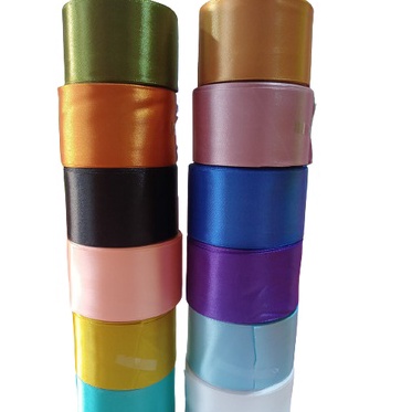 

HJ6 Pita Satin Besar 2inch 5cm Per Roll