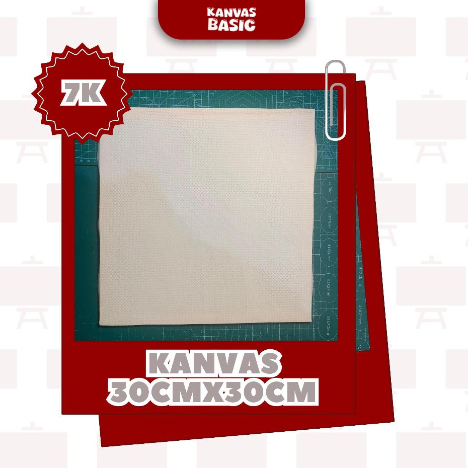 

Kanvas Lukis Basic Polos Ukuran 30CMX30CM Bahan Spunbond Terjangkau