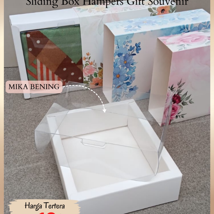

FG2 SLIDING BOX MOTIF BUNGA 1 PCS HAMPERS HIJAB BOX KEMASAN KADO GIFT KOTAK SOUVENIR