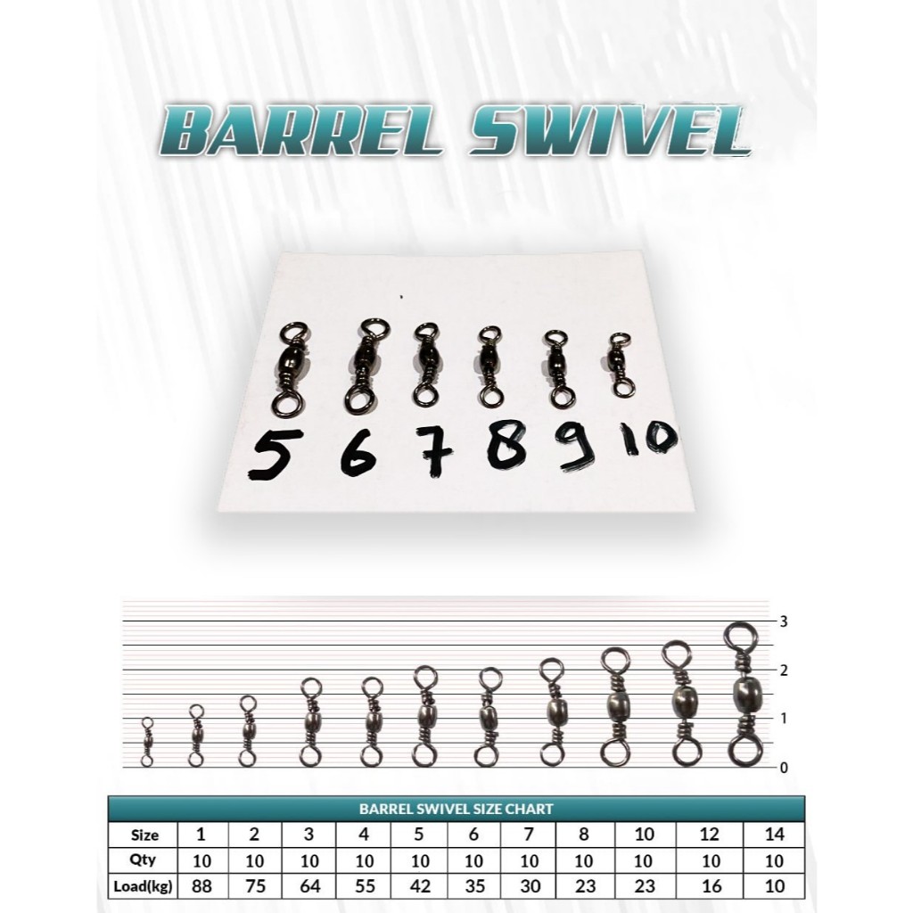 Kilikili Pancing / Barrel Swivel