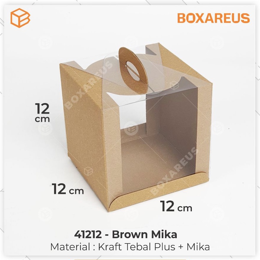 

KF7 Kotak Kue Cake Box Kemasan Packaging Mini Cake Gift Box 41212 2pcs