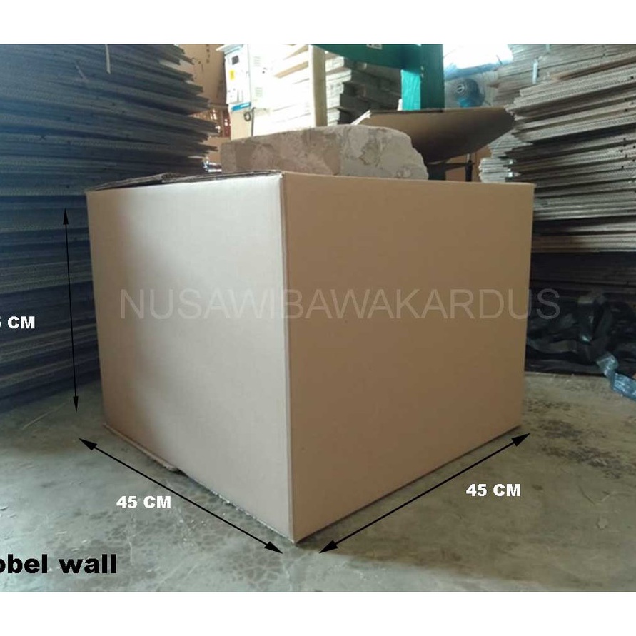 

Terbatas kardus box packing 45x45x45cm double wall