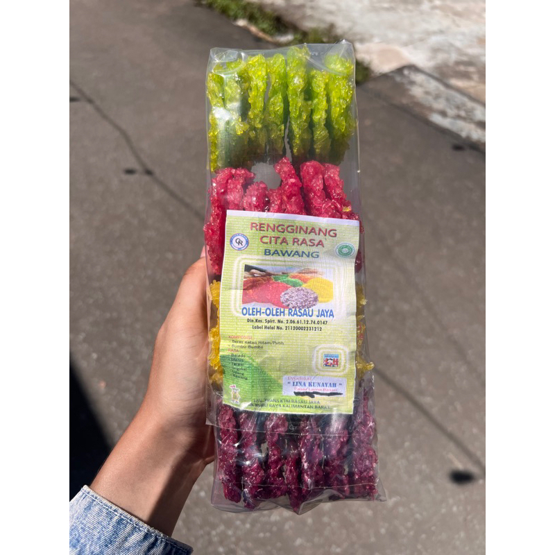 

RENGGINANG KETAN RASA BAWANG