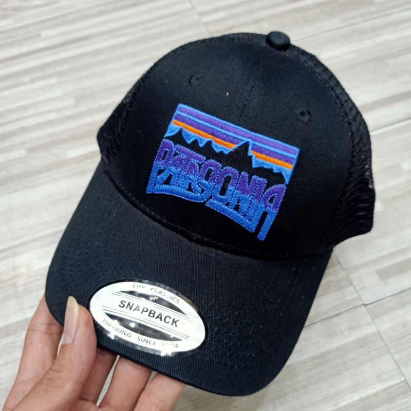 topi trucker Patagonia topi baseball jaring import