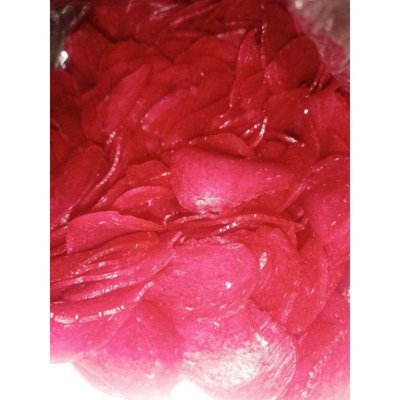 

Kerupuk Merah mentah 250 gr 500 gr 1kg