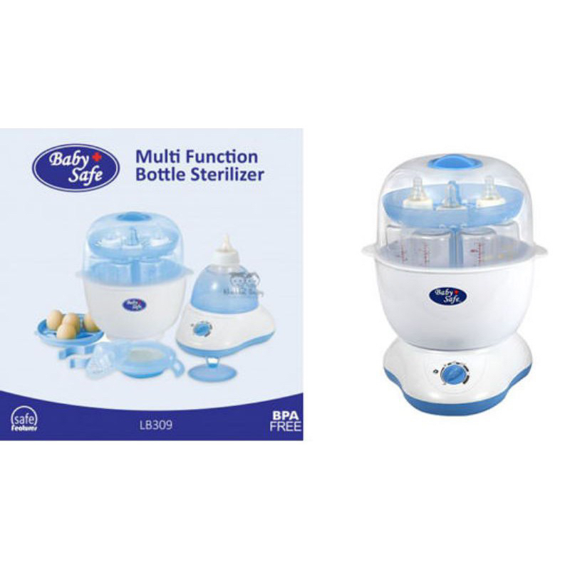Babysafe Multi Function Bottle Sterilizer - Sterilisasi, Pemanas, dan Multifungsi