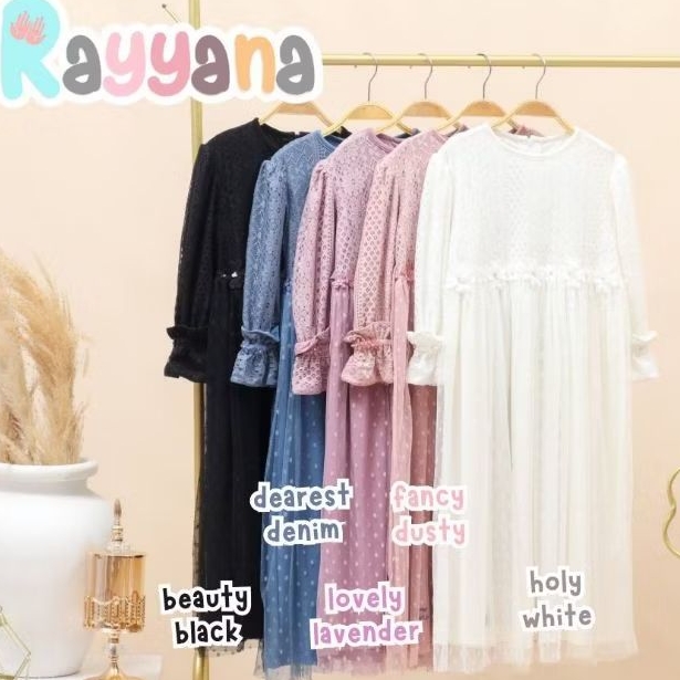 SYAFIQA HIJAB GAMIS RAYYANA - GAMIS ANAK PEREMPUAN NB.XS