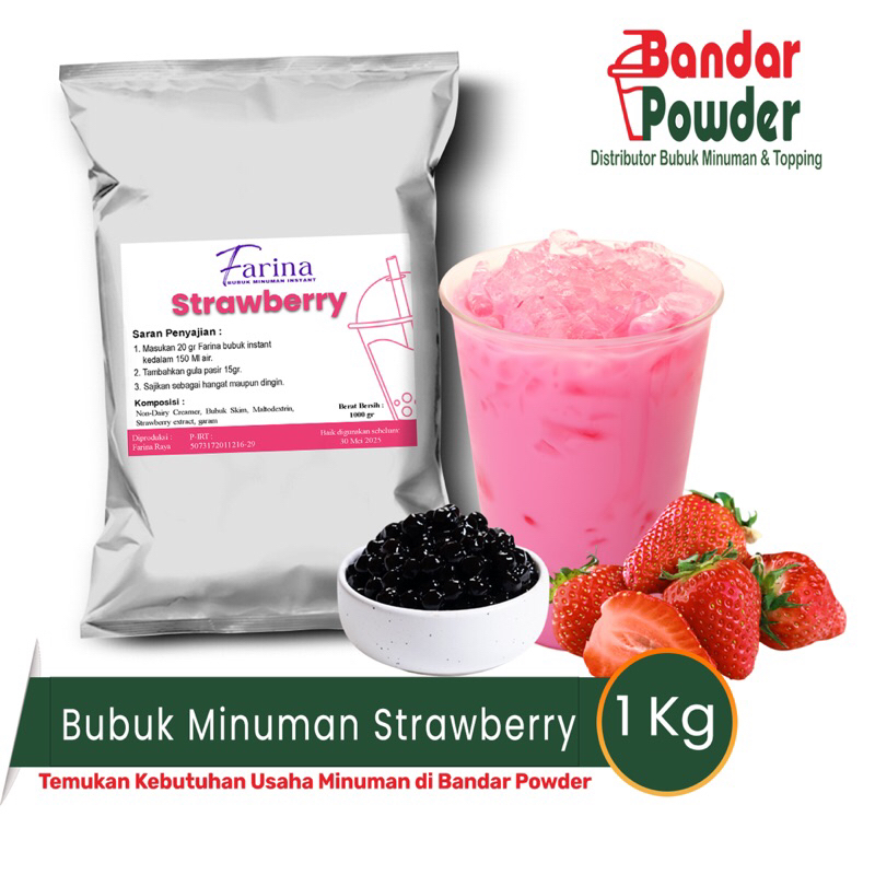 

Bubuk Minuman Premium Strawberry 1 kg