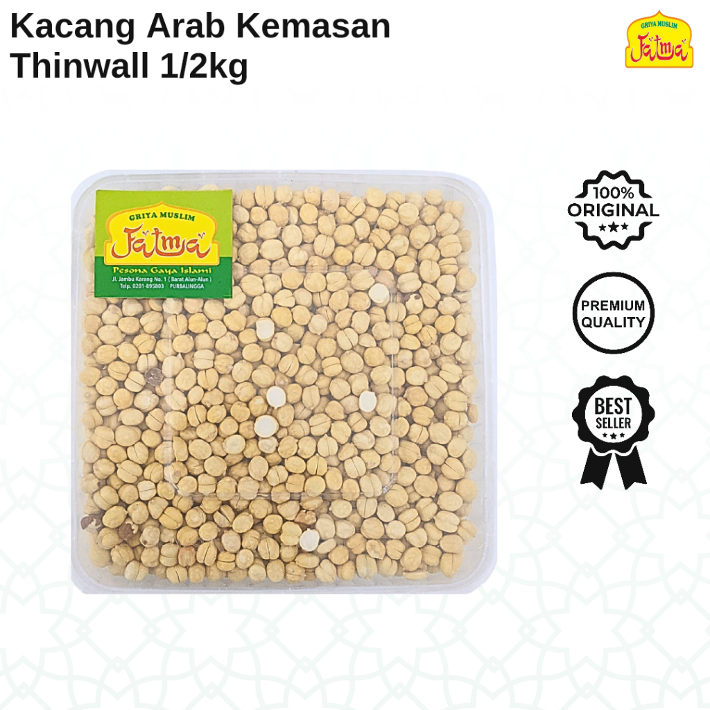 

Kacang Arab 500gram Grade A Kemasan Thinwall - Oleh-oleh Haji dan Umroh by Griya Muslim Fatma