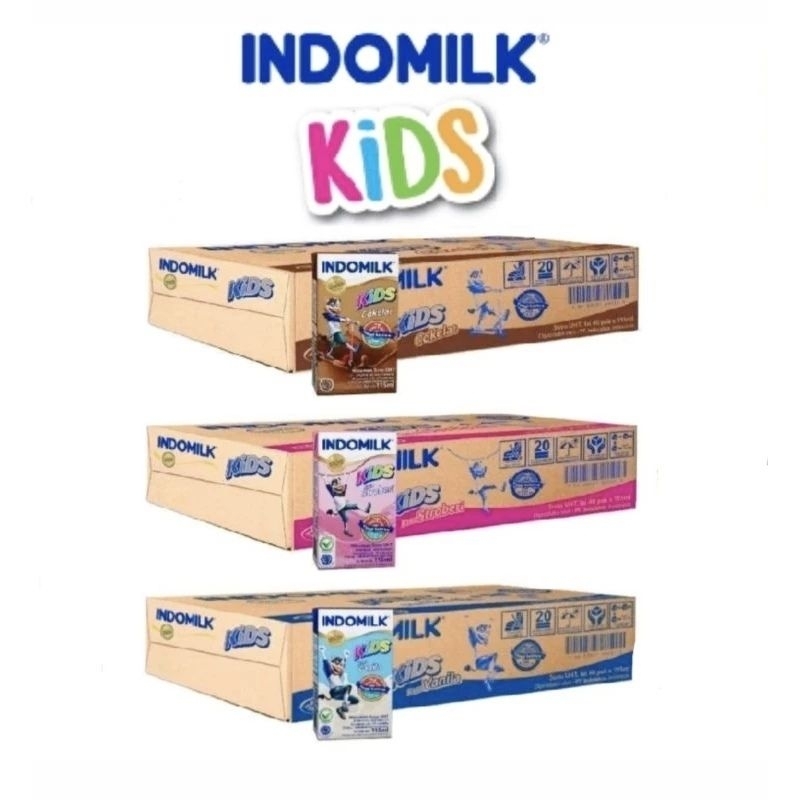 

[1 karton isi 40×125ml] Indomilk kids Susu UHT