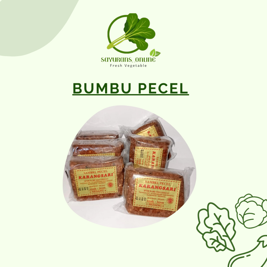 

bumbu pecel 1 bungkus