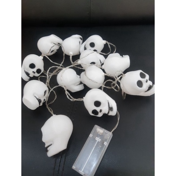 PANAS Dekorasi Halloween Lampu Tengkorak SkullLampu Tengkorak