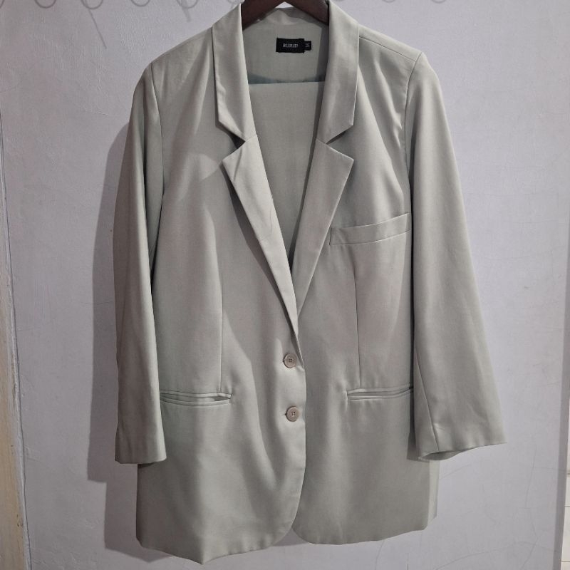 Preloved BLZR.ID Set Oversized Blazer Park Mint