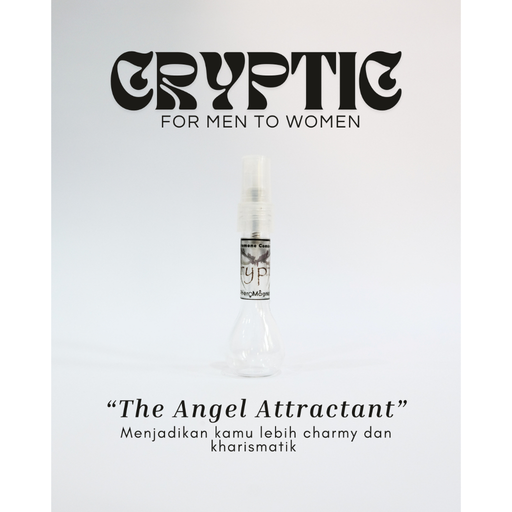 CRYPTIC - PHEROMONE CONCENTRATE BY PHEROMAGNETIC PARFUM PEMIKAT PELET PRIA WANITA TAHAN LAMA ORIGINA