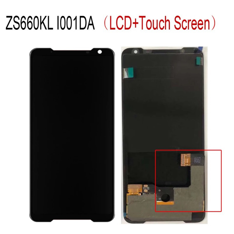 LCD ZS660KL LCD Touchscreen  ASUS ROG Phone 2 ZS660KL LCD Display Touch Screen Bisa Fingerprint