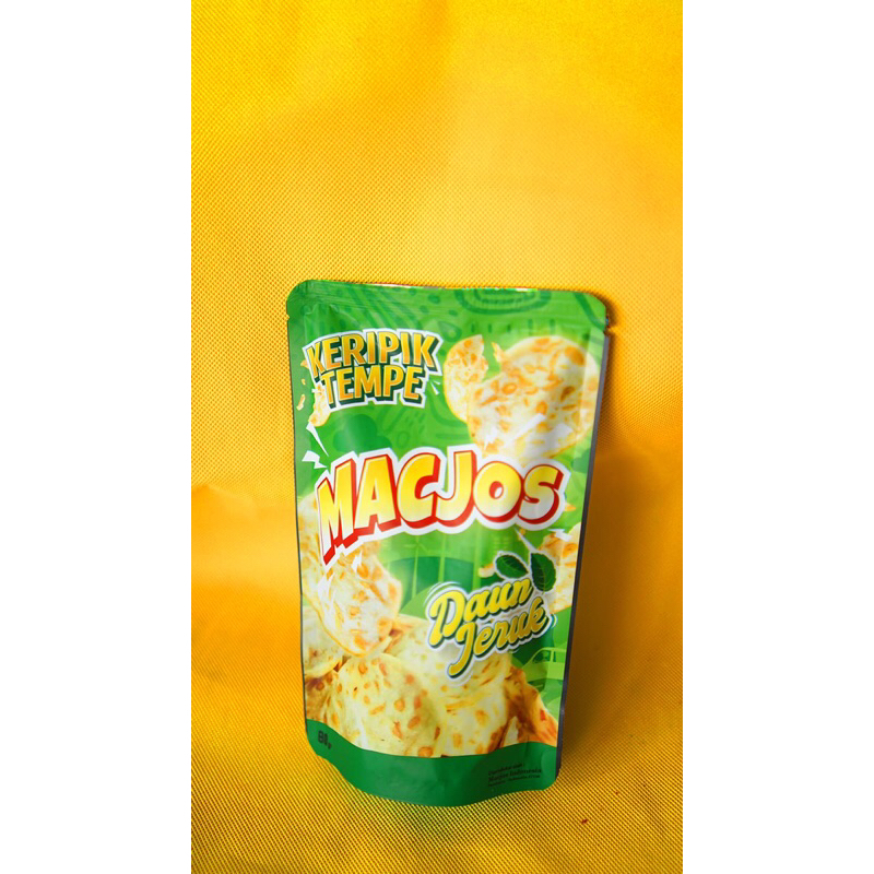 

Keripik Tempe snack viral varian daun jeruk by MACJOS