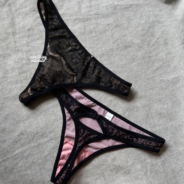 COD  Wacoal Lace Brazillian Gstring Thong Lingerie Celana Dalam Sexy CD Hot  Plum Leocie M