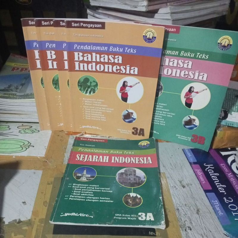 BUKU PENDALAMAN BUKU TEKS BAHASA INDONESIA 3A&3B, SEJARAH INDONESIA 3A WAJIB K13 REVISI PENERBIT YUD