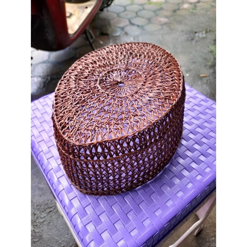 Peci Rotan coklat