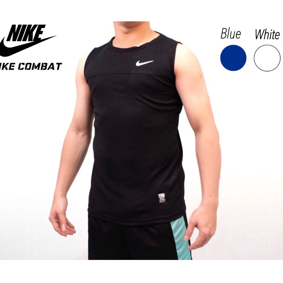 Paling Ekonomis  SINGLET BASELAYER BAJU GYM FITNESS NIKE COMBAT
