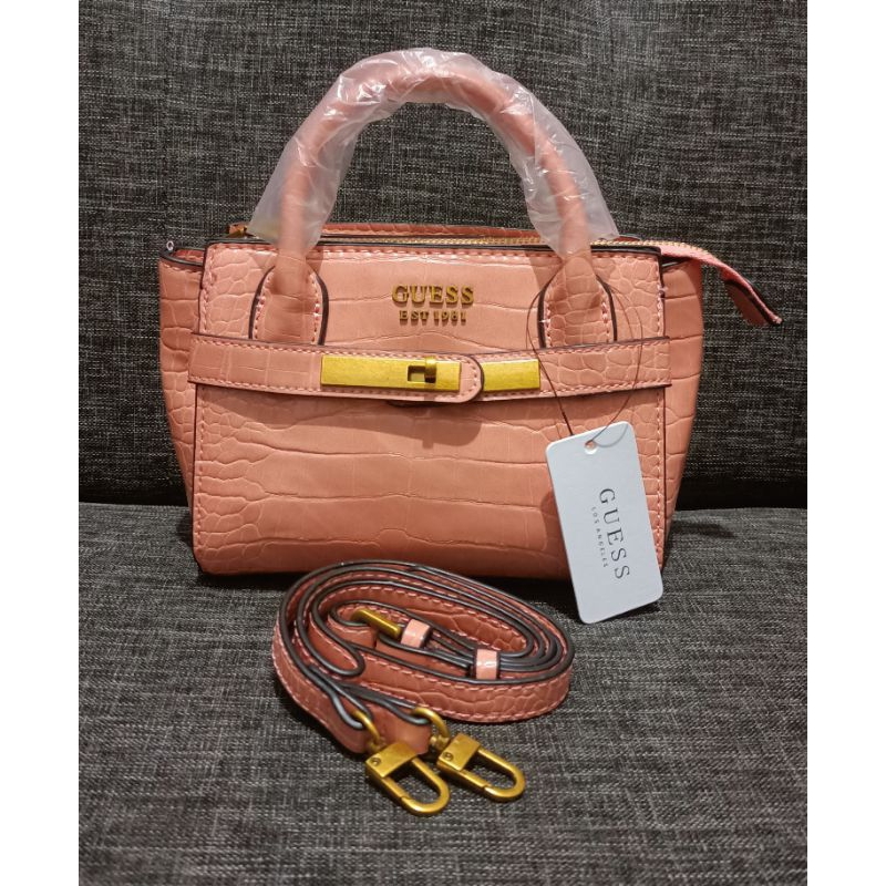 Enisa Mini Satchel Bag Guess