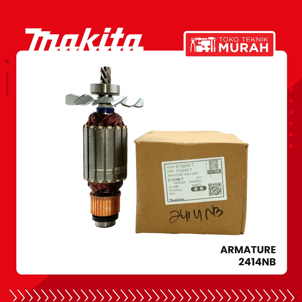 Makita Armature 2414NB - Angker 2414 NB Asli Original