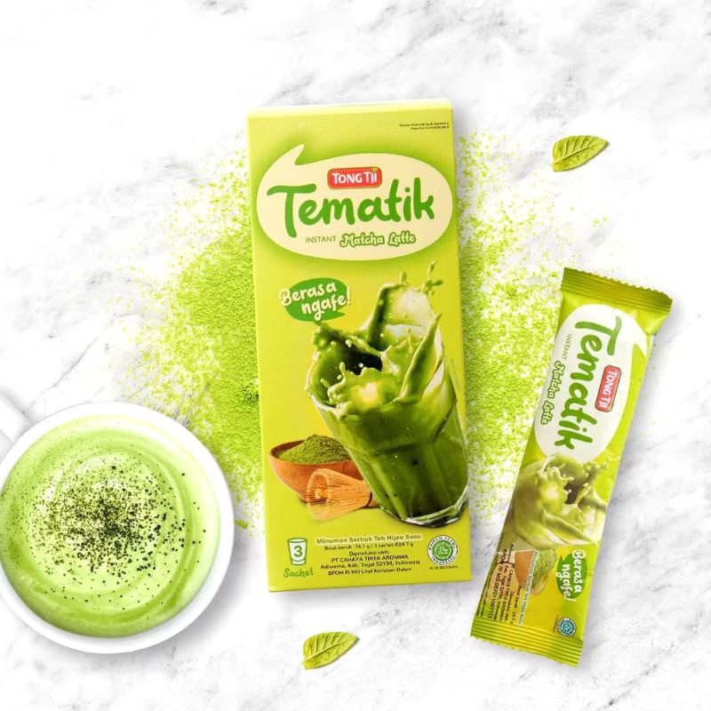 

Tong Tji Tematik Matcha Latte 3pcs