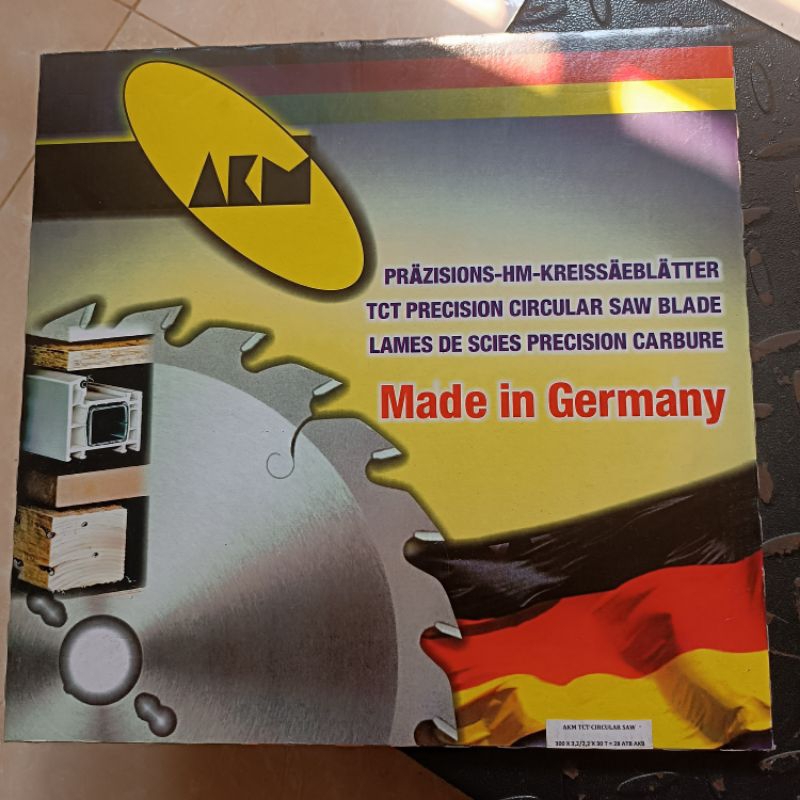 Gergaji Circular Saw Blade TCT AKM 12 inch × 28T Gergaji Blat Belah Kayu 300 × 3.2 × 30T 28AKB Gerga