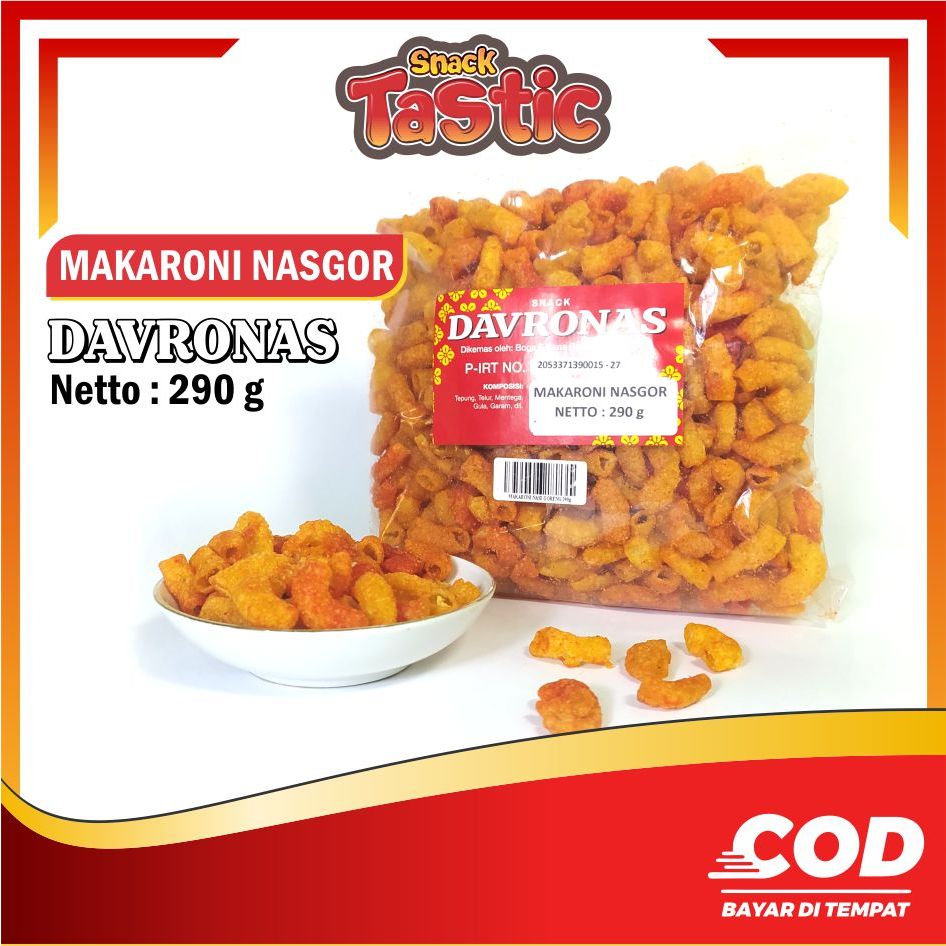 

MAKARONI NASGOR DAVRONAS 290 Gr / camilan Dan oleh-oleh khas Magelang