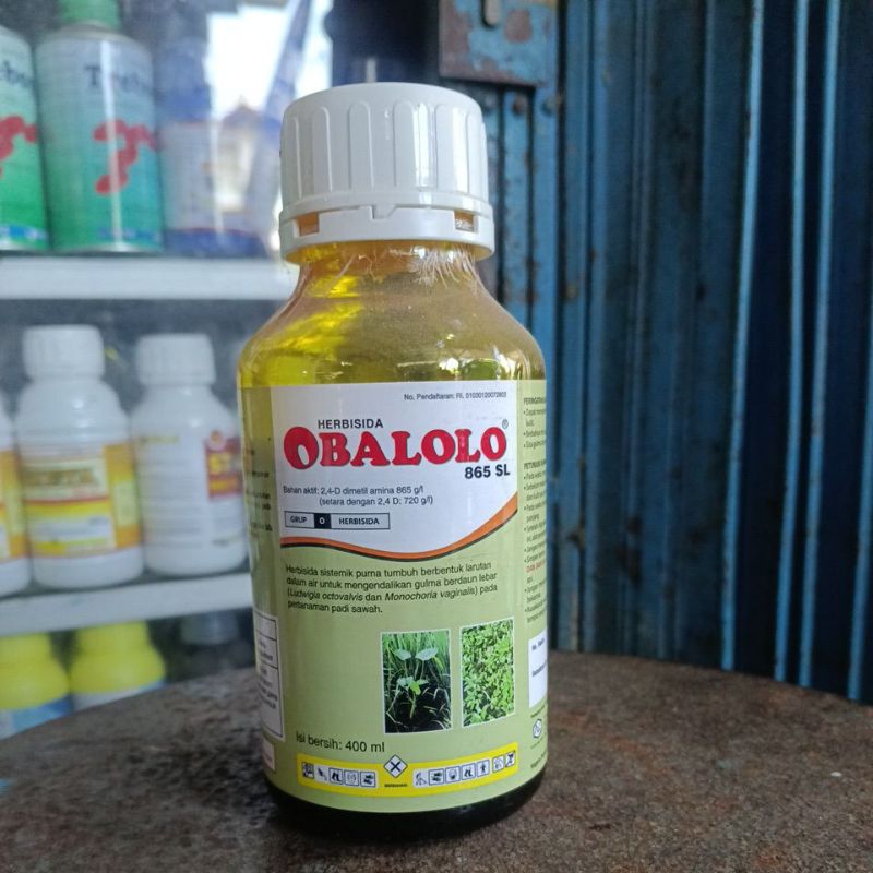 HERBISIDA OBALOLO 865 SL 400 mL - Racun Rumput Gulma Daun Lebar Padi Sawah Tuntas