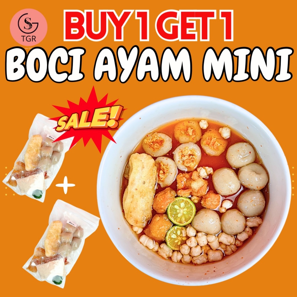 

BUY 1 GET 1 BOCI AYAM MINI HOTPOT INSTAN - CILOK MINI