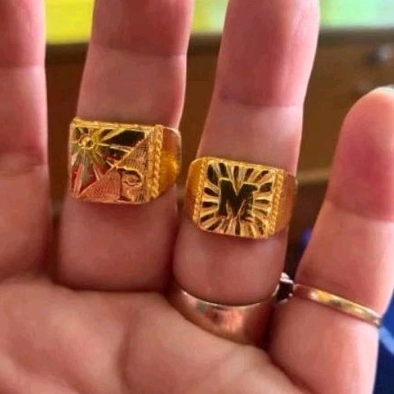 24k cincin laki laki emas london 99,99%.