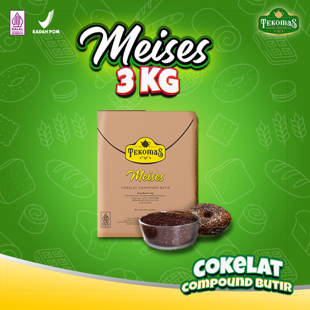 

TEKOMAS – Meises Cokelat Grade Kuning 3 Kg Topping Roti Donut Bahan Kue Premium