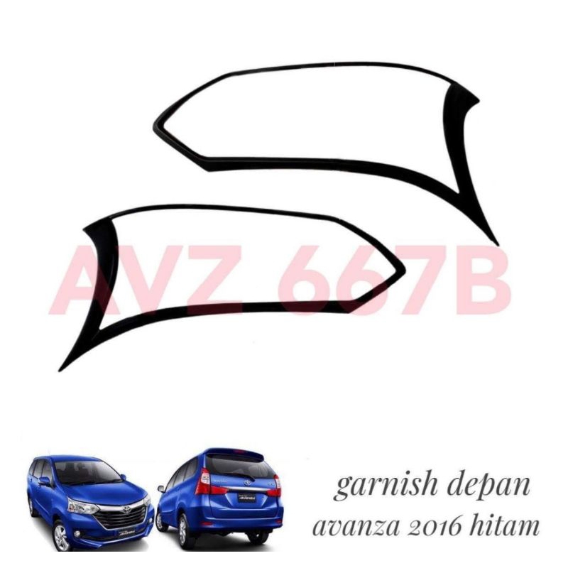 GARNISH GARNIS LIS LIST LAMPU LAMP DEPAN DPN HEADLAMP HEAD LAMP MOBIL GRAND NEW AVANZA XENIA VELOS 2