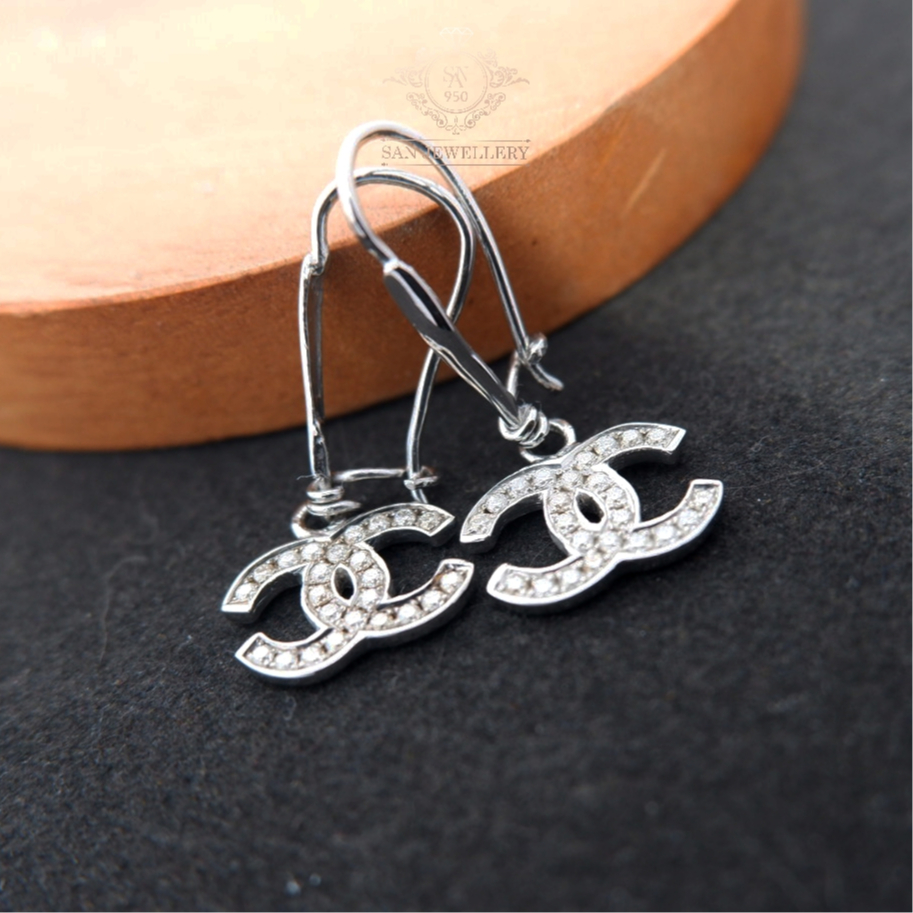 Anting perak satu set wanita pria 203