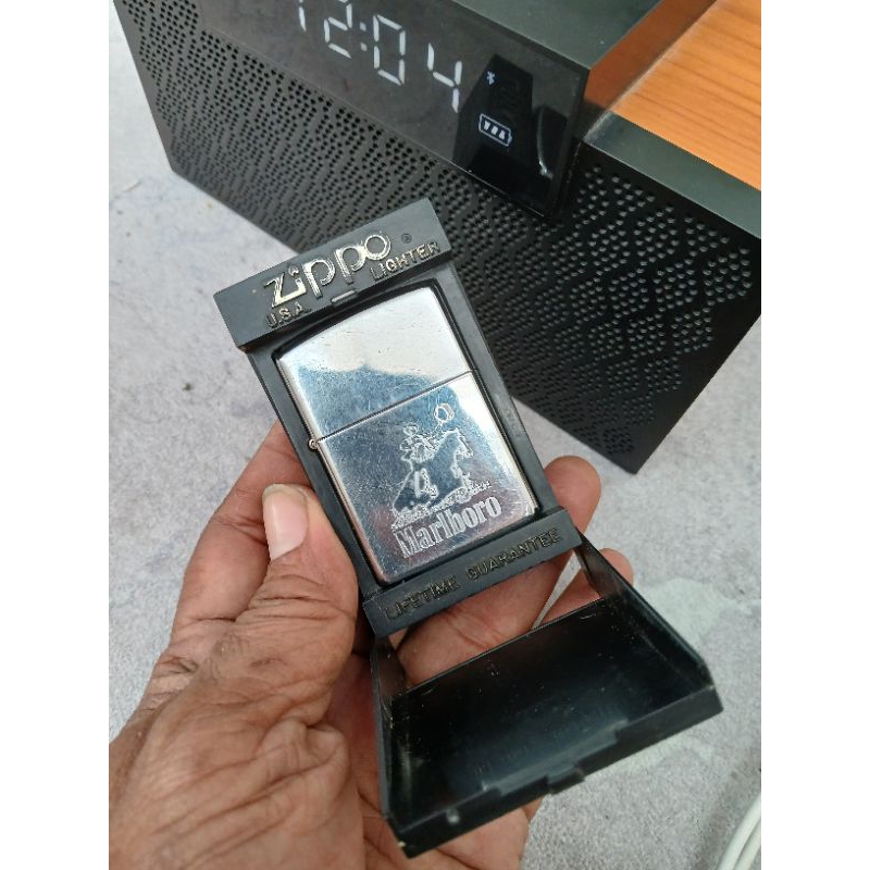 zippo original usa cowboy lawas