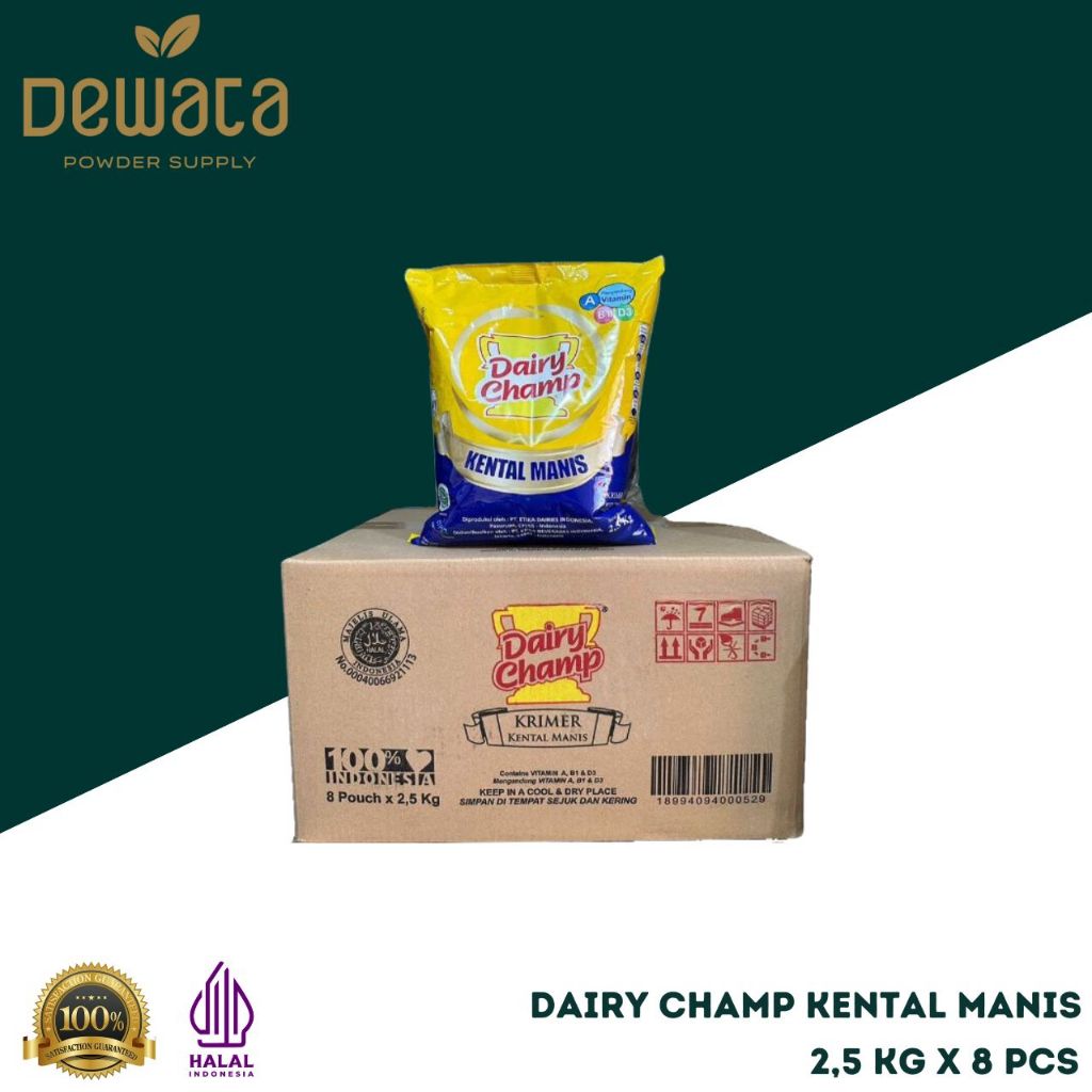 

Dairy Champ Kental Manis 2,5 Kg ( 1 Dus x 8 Pcs )