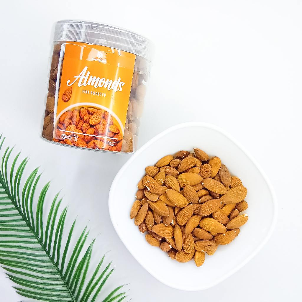 

Serigale Roasted Almond l Kacang Almond Panggang Natural Rendah Kalori