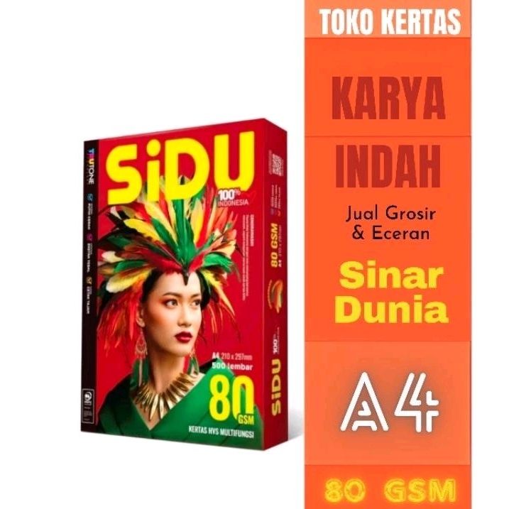 

Sinar Dunia Sidu 80 GSM A4/F4