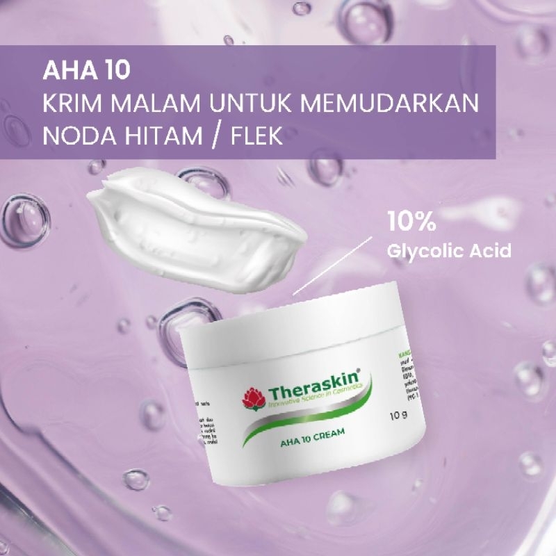 THERASKIN AHA 10 CREAM FLEK HITAM MEMBANDEL