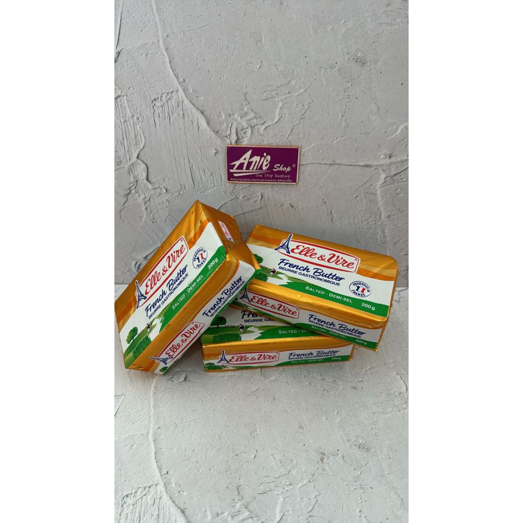 

Elle & Vire Butter Salted Mentega Asin Elle Vire 200gr